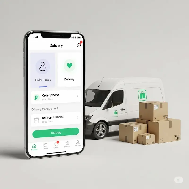 إدارة لتطبيقات التوصيل