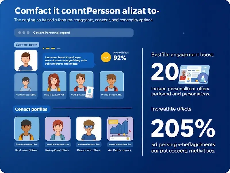 لوحة تحكم تعرض خيارات تخصيص المحتوى للمستخدمين بناءً على الموقع واللغة ونوع الاشتراك