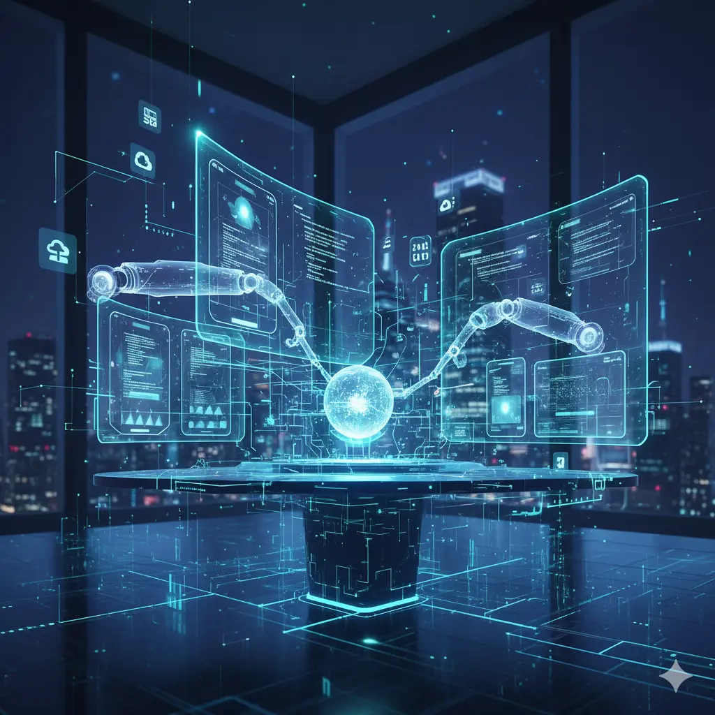 صورة توضح خطوات صناعة أبليكيشن من الفكرة للتنفيذ