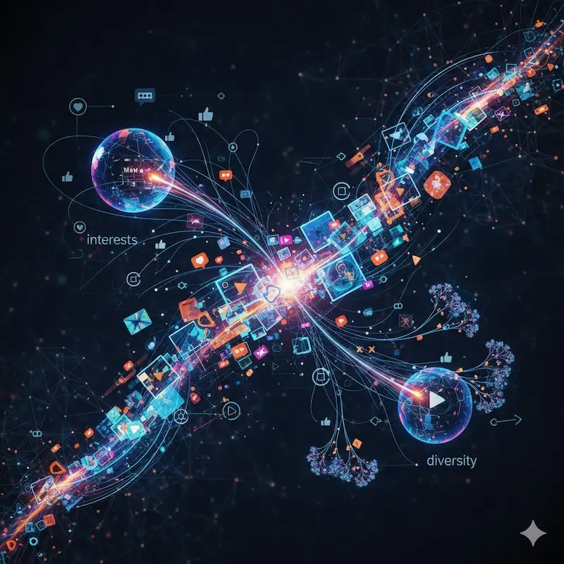 خوارزميات عرض المحتوى