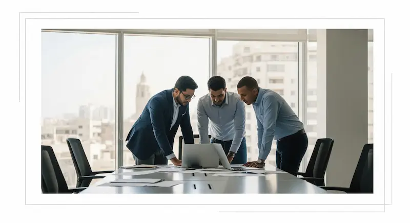 صورة توضح فوائد التعاون مع شركات محلية عند تطوير التطبيقات