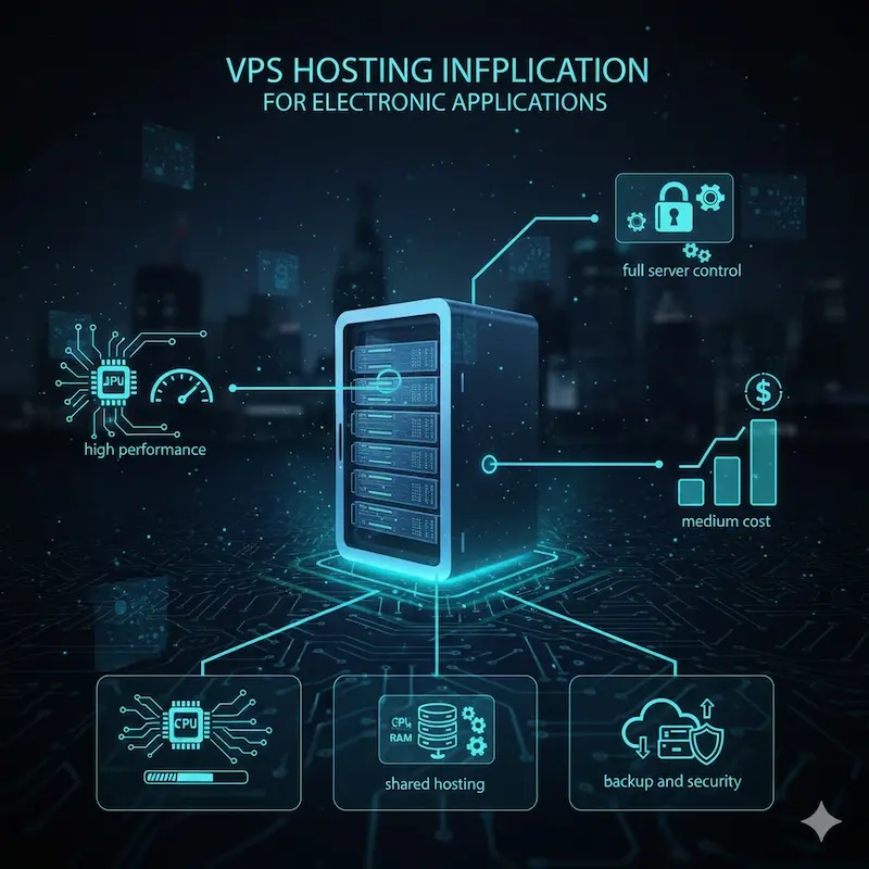 استضافة VPS لتشغيل التطبيقات الإلكترونية بكفاءة
