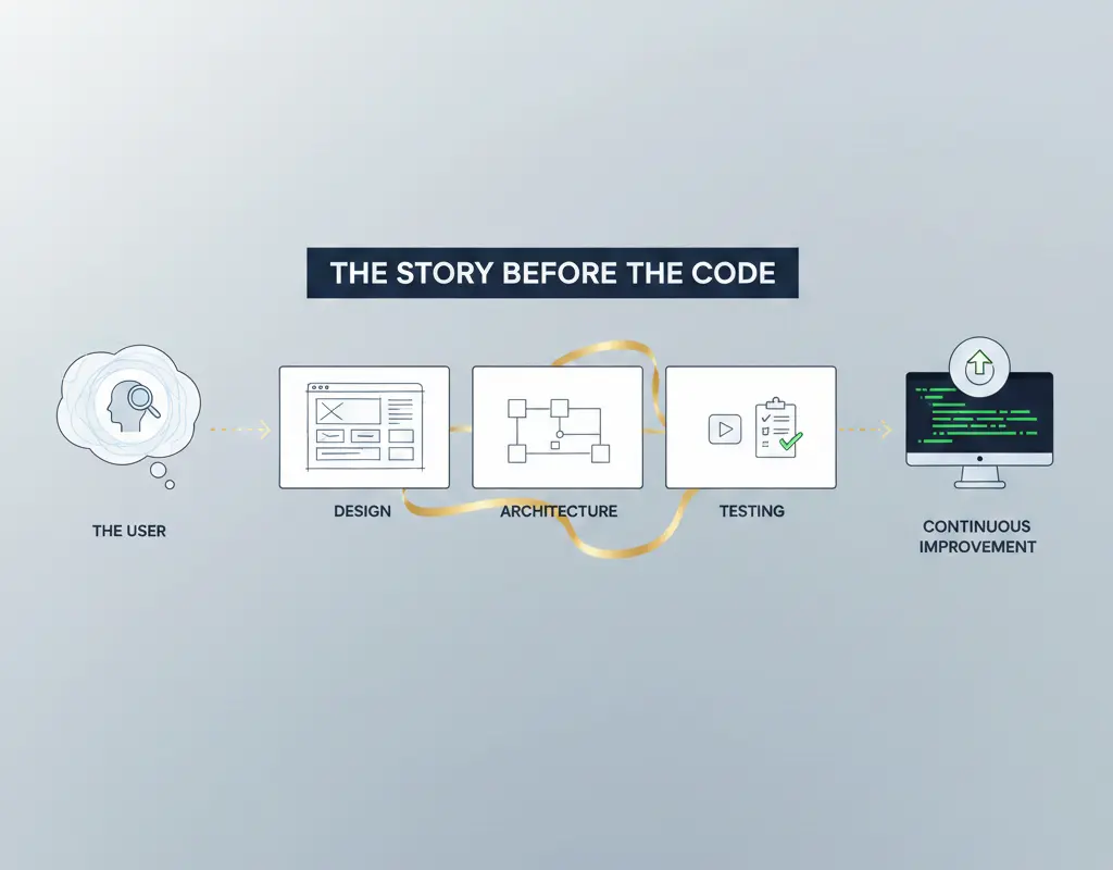 القصة قبل الكود