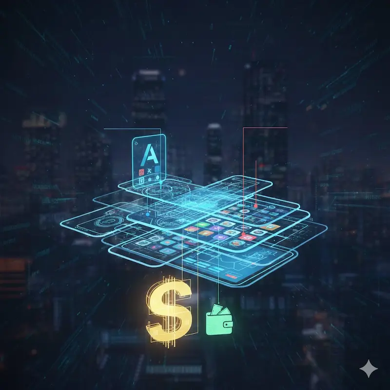 توضيح عدد الشاشات داخل التطبيق وتأثيرها على تكلفة التطوير