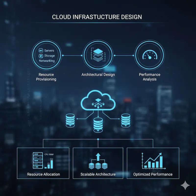 تصميم البنية التحتية السحابية للتطبيقات الإلكترونية