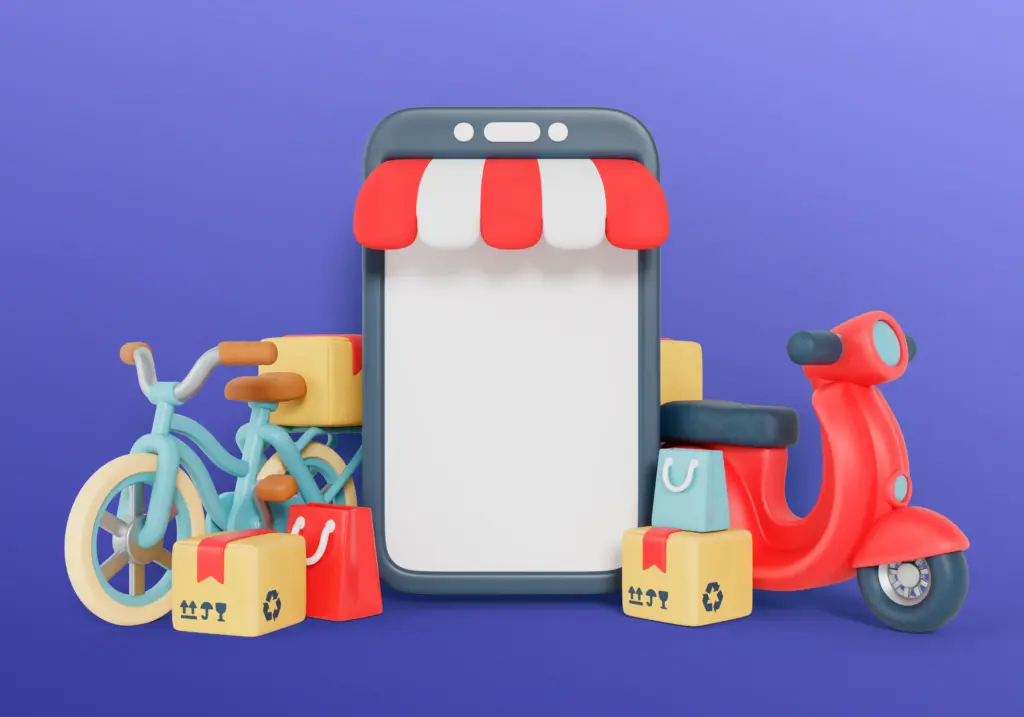 تصميم تطبيق توصيل طلبات