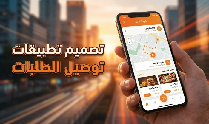 تصميم تطبيقات توصيل الطلبات
