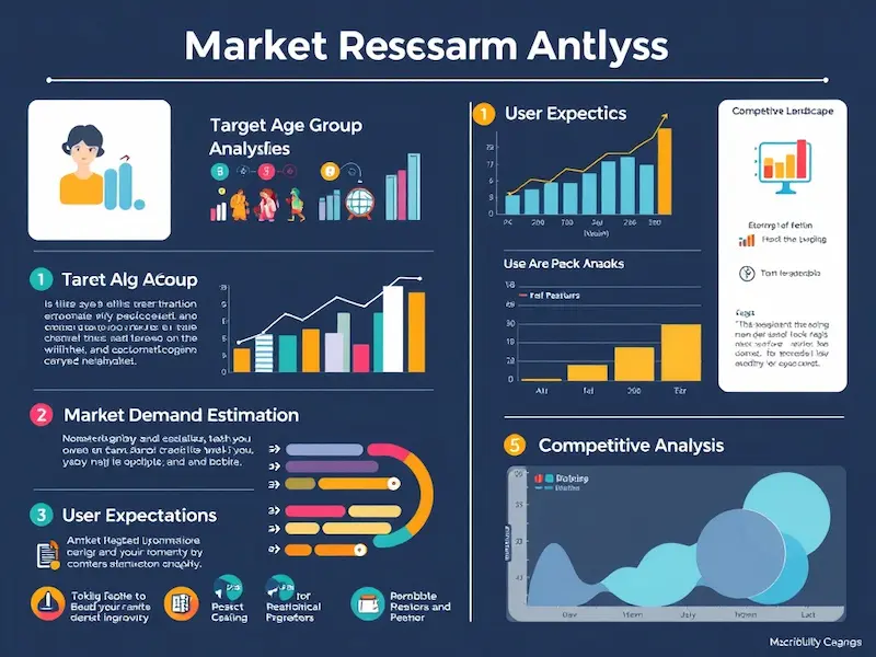 دراسة السوق المستهدف لتحديد جمهور التطبيق