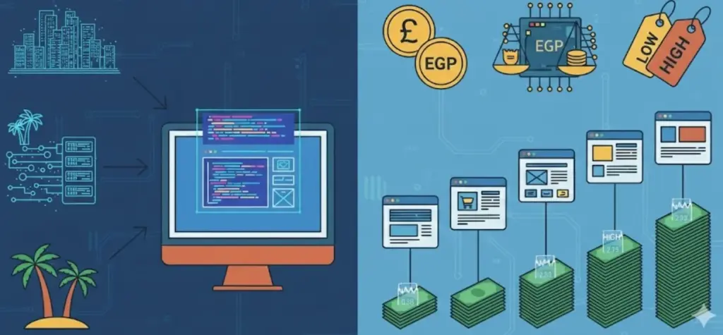 أسعار تصميم المواقع في مصر