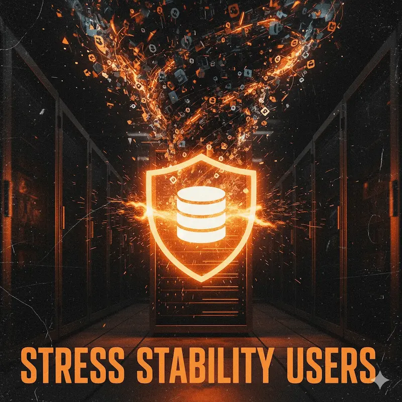 اختبار استجابة التطبيق للضغط العالي | شركات برمجة في مصر - تصميم مواقع انترنت صورة توضح اختبار الضغط العالي (Stress Testing) لتطبيقات البرمجيات