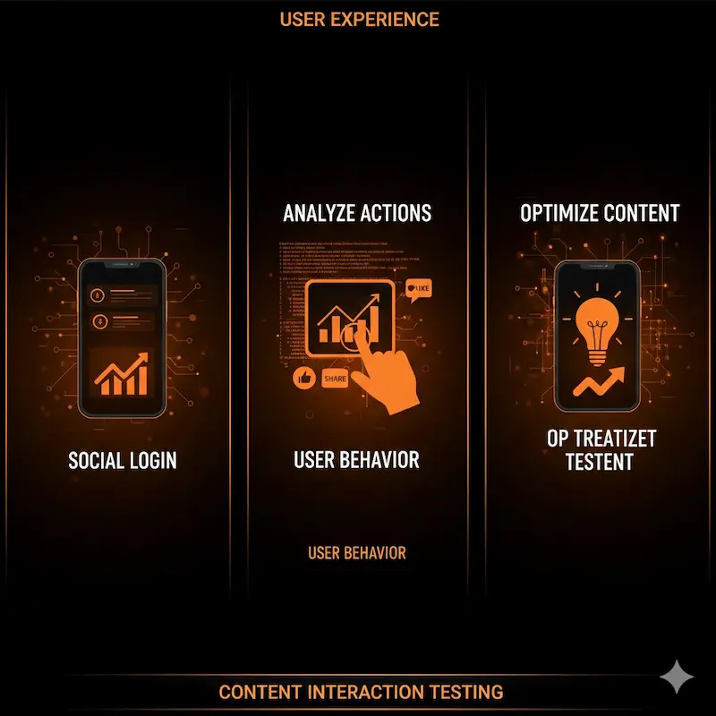 اختبار تفاعل المستخدم مع المحتوى