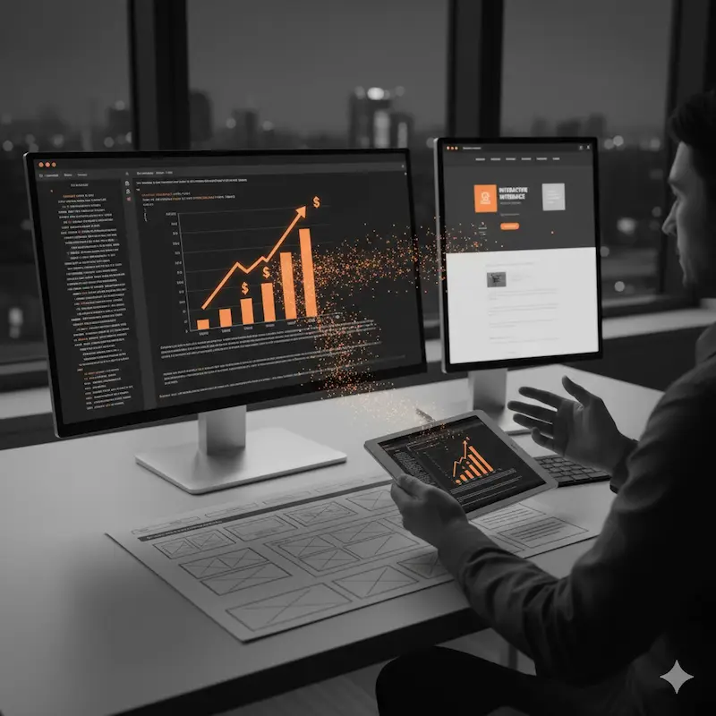 برمجة الواجهة الأمامية لموقع إلكتروني