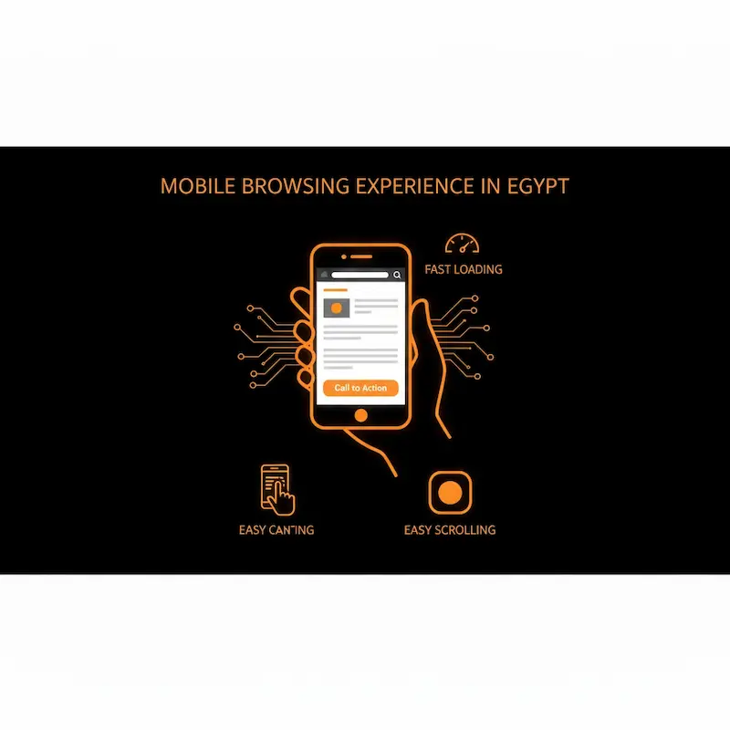 تجربة التصفح على الهواتف المحمولة | شركات برمجة في مصر - تصميم مواقع انترنت تجربة تصفح موقع على الهاتف المحمول