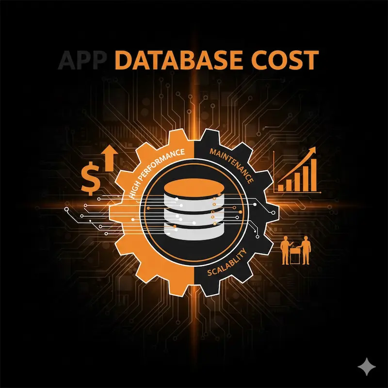 تكلفة قواعد البيانات في تصميم التطبيقات | شركات برمجة في مصر - تصميم مواقع انترنت صورة توضح قواعد البيانات وتأثيرها على تكلفة التطبيقات