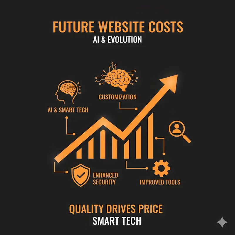 توقعات أسعار تصميم المواقع مستقبلًا