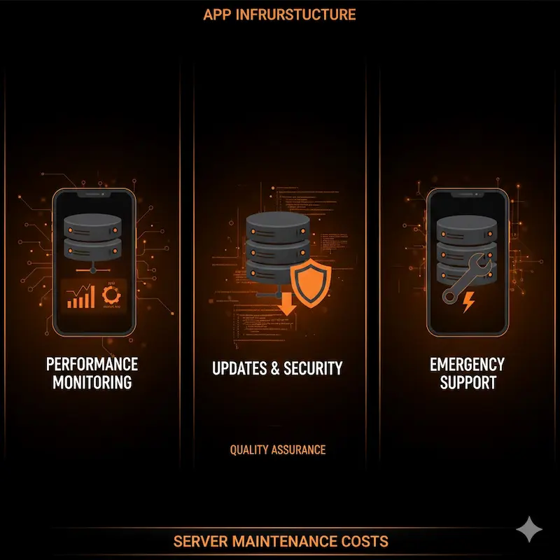 صيانة خوادم التطبيق