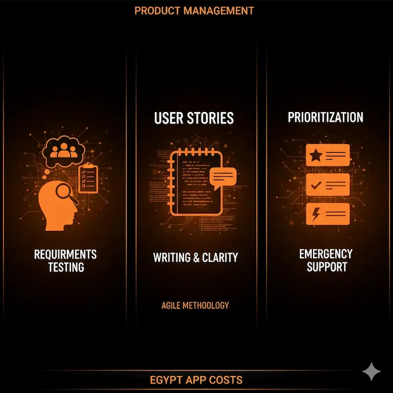 قصص المستخدم لتصميم التطبيقات