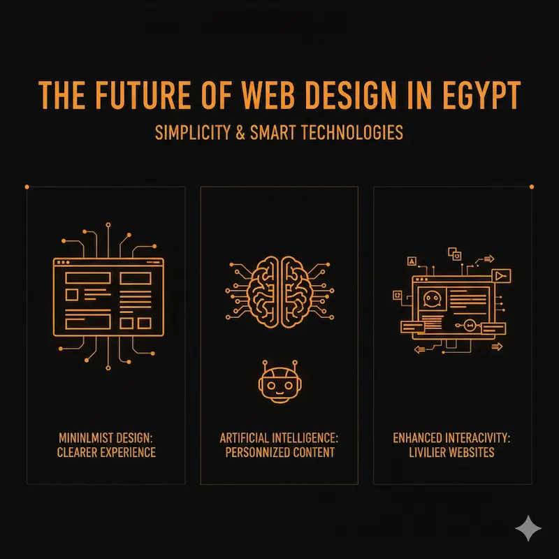 مستقبل تصميم المواقع في مصر | شركات برمجة في مصر - تصميم مواقع انترنت مستقبل تصميم المواقع في مصر مع التقنيات الذكية