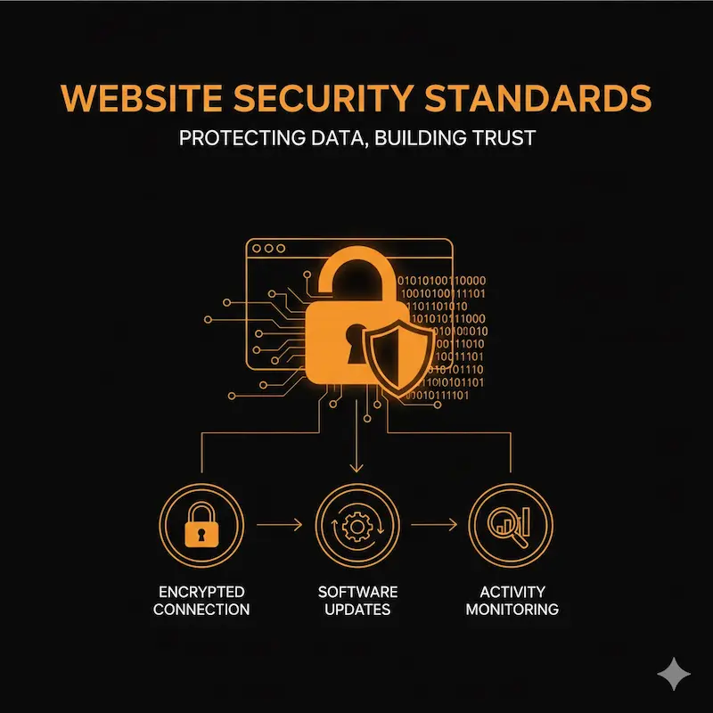 معايير الأمان في تصميم المواقع | شركات برمجة في مصر - تصميم مواقع انترنت أمان موقع إلكتروني وحماية البيانات