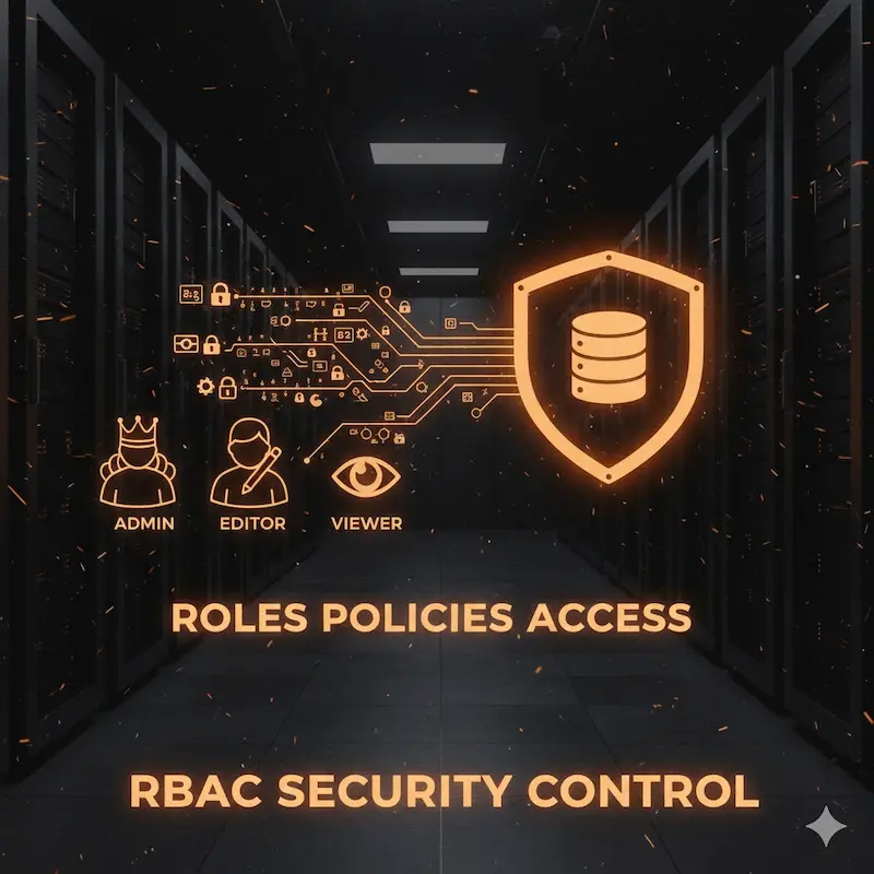 نظام الصلاحيات المتقدمة | شركات برمجة في مصر - تصميم مواقع انترنت صورة توضح نظام الصلاحيات المتقدمة (RBAC) في تطبيقات SaaS