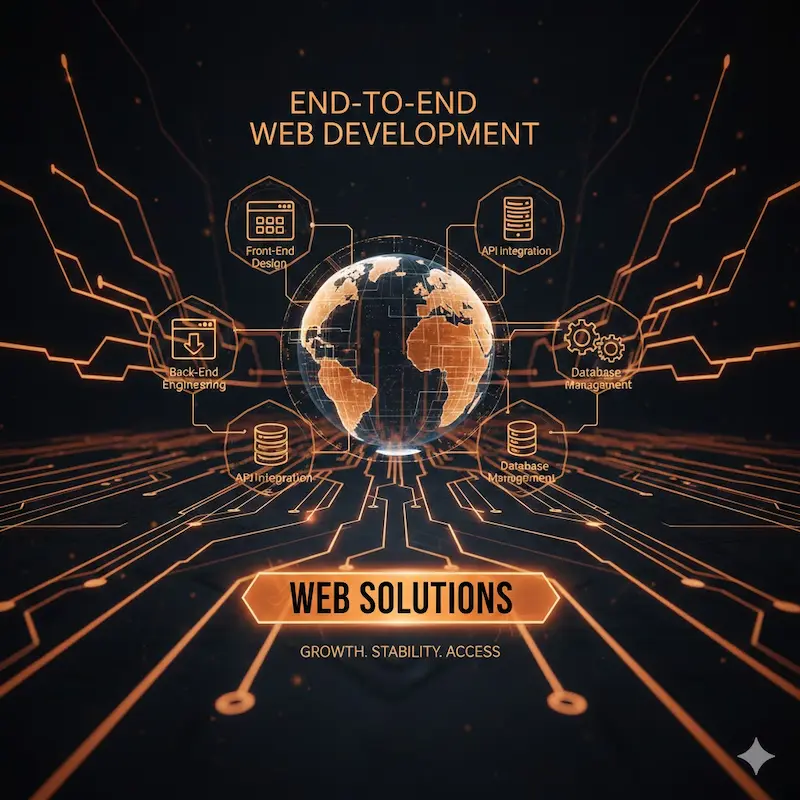 End-to-End Web Development | شركات برمجة في مصر - شركات البرمجة في مصر -شركات برمجيات في مصر -شركات سوفت وير في مصر - برمجيات في مصر End-to-End Web Development Services