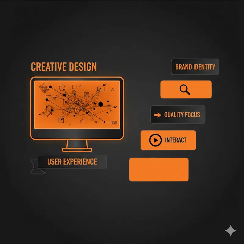 Excellence in Design Quality | software development companies in egypt Modern website design example