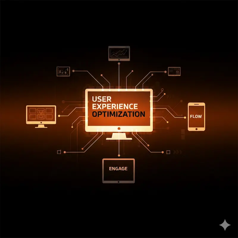 User Experience Optimization | شركات برمجة في مصر - شركات البرمجة في مصر -شركات برمجيات في مصر -شركات سوفت وير في مصر - برمجيات في مصر User experience optimization with clear navigation and responsive design