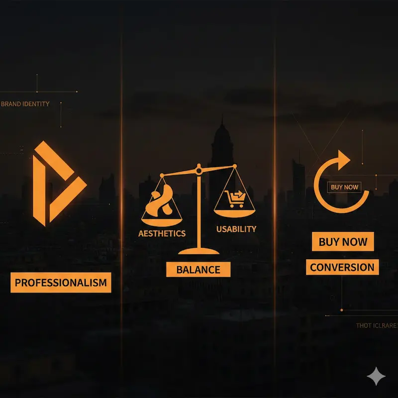 فلسفة تصميم المتاجر الإلكترونية وتجربة المستخدم