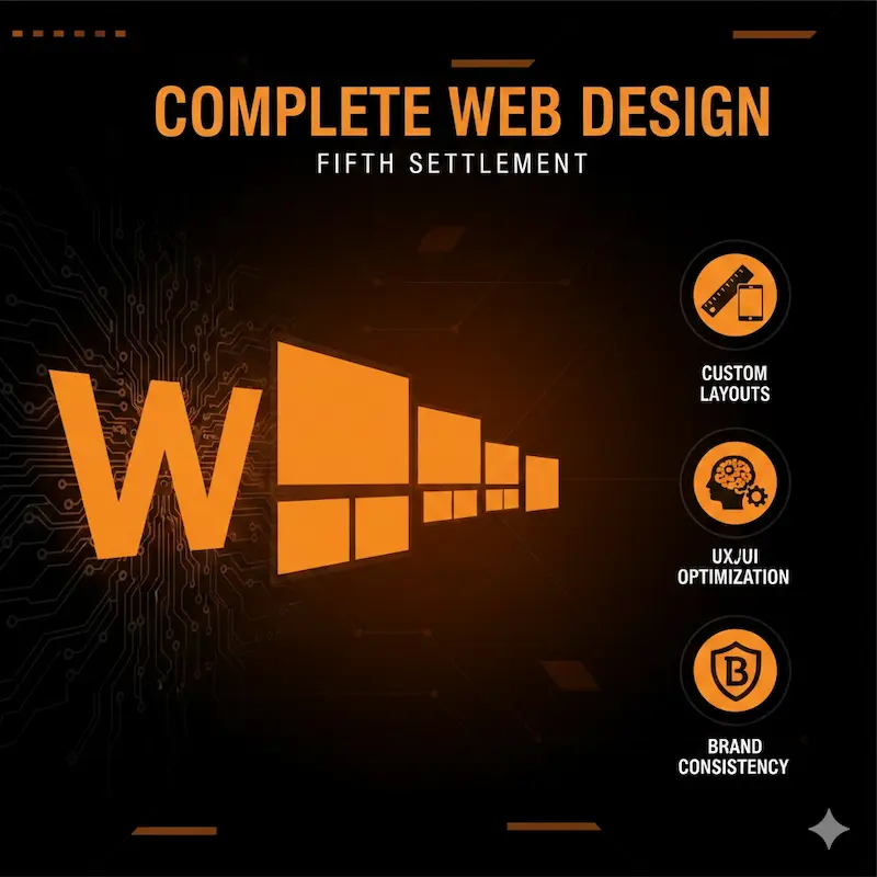 Complete Design Services | software development companies in egypt Complete website design services with custom layouts and UX optimization