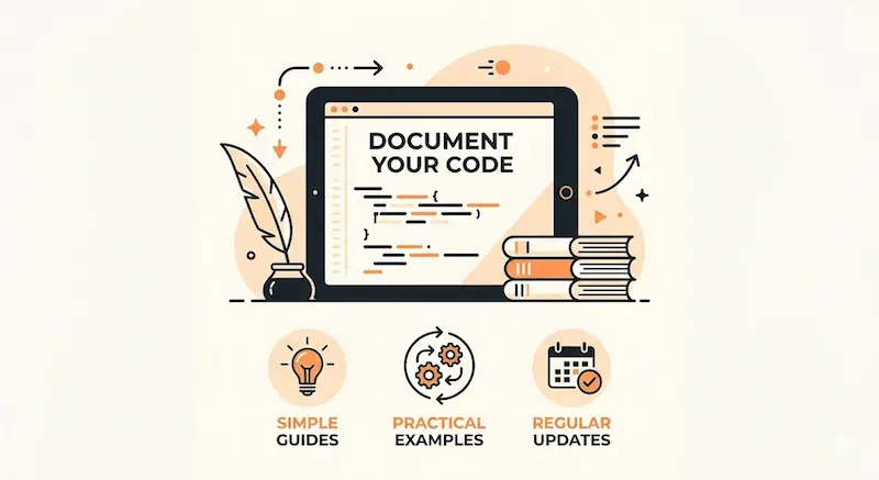 Write clear documentation for back-end code