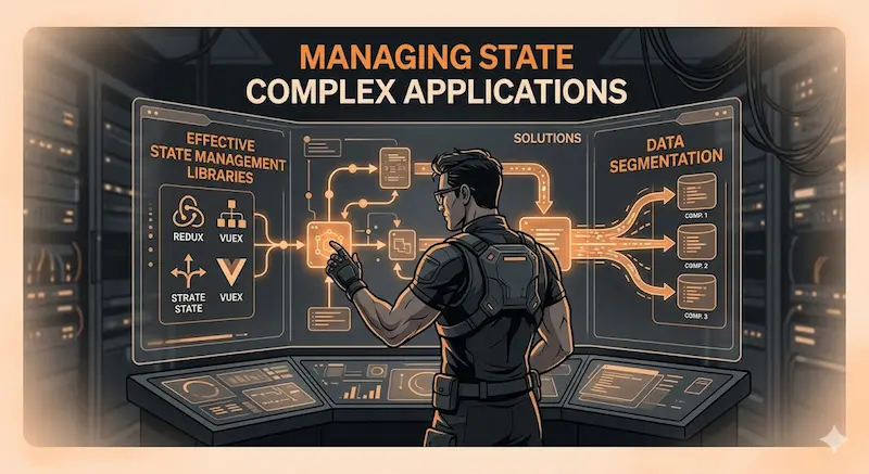 Managing state in large web applications
