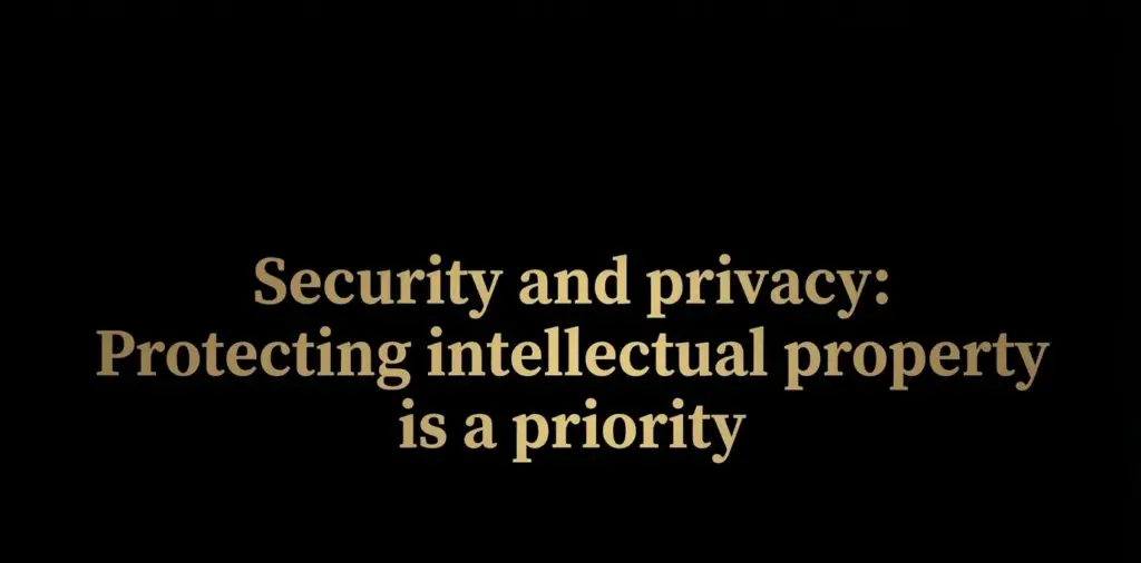 Security and privacy Protecting intellectual property is a priority
