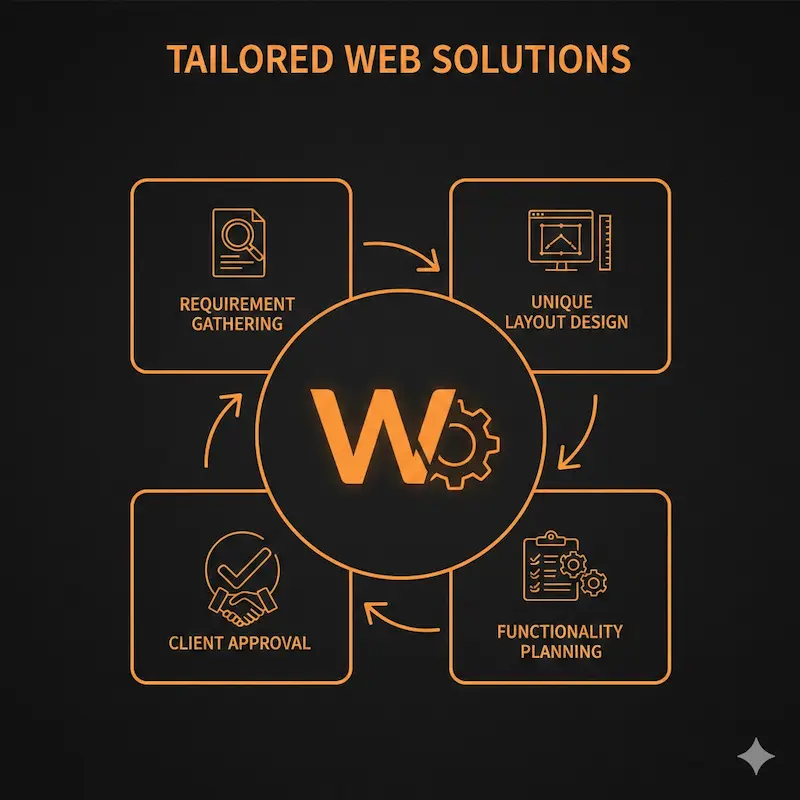 Tailored web solutions for unique business needs