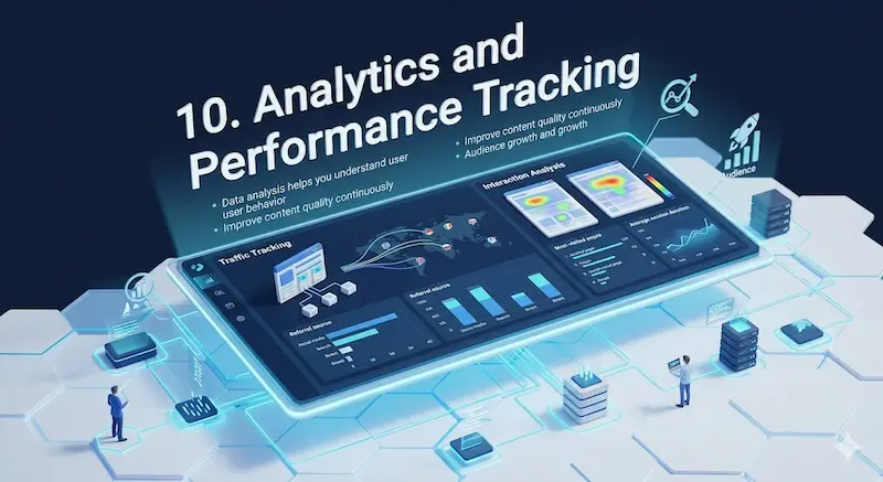 CMS analytics performance tracking