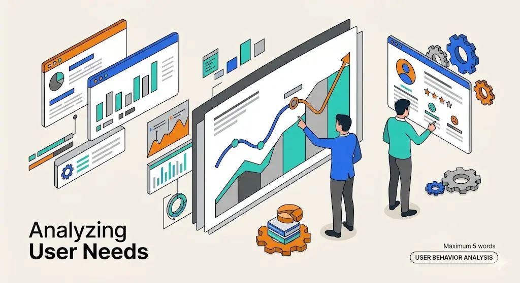 Analyzing User Needs | شركات برمجة في مصر - شركة تصميم تطبيقات الجوال Analyzing user needs and behavior
