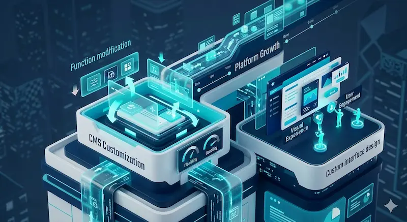 CMS customization features