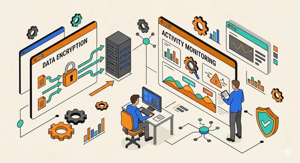 Security and Data Protection | شركات برمجة في مصر - شركة تصميم تطبيقات الجوال Security and data protection system