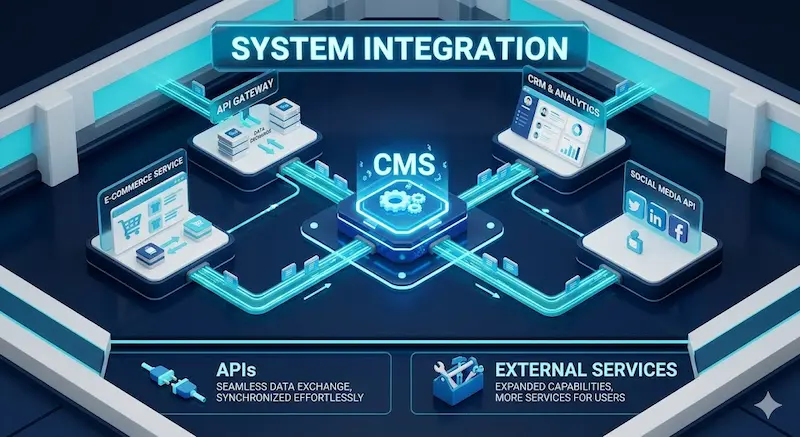 CMS system integration