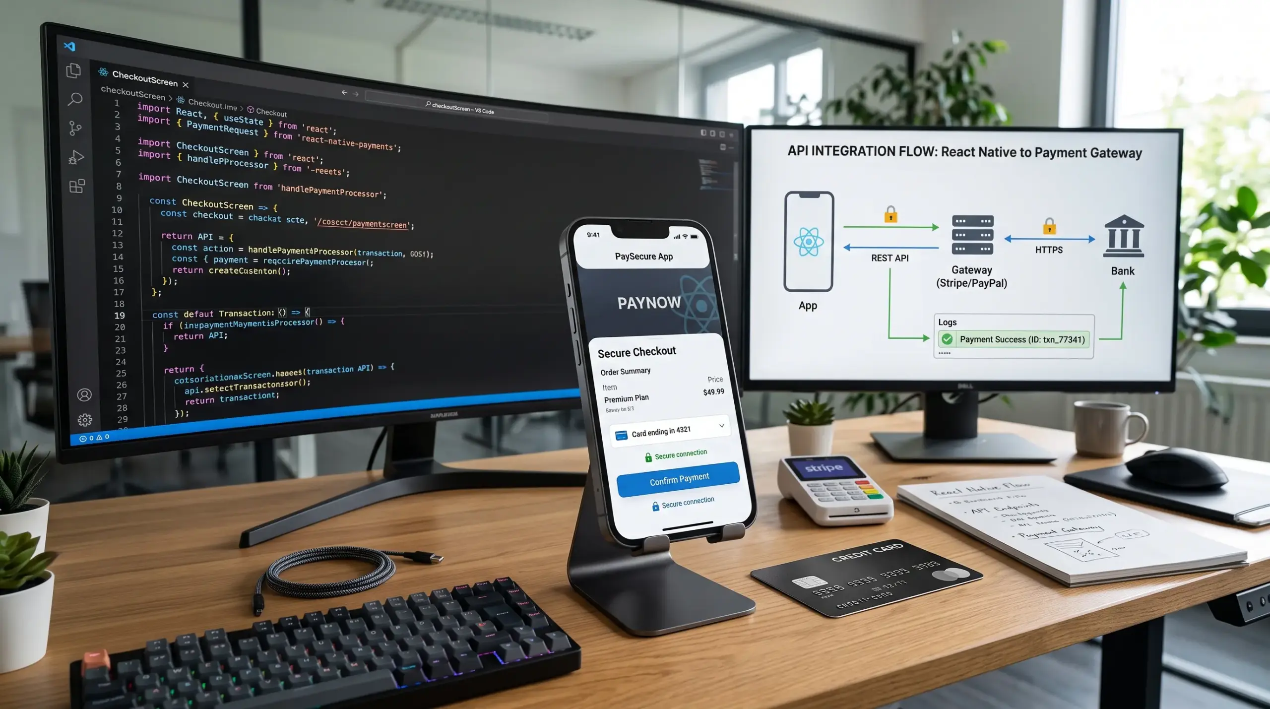 React Native payment app