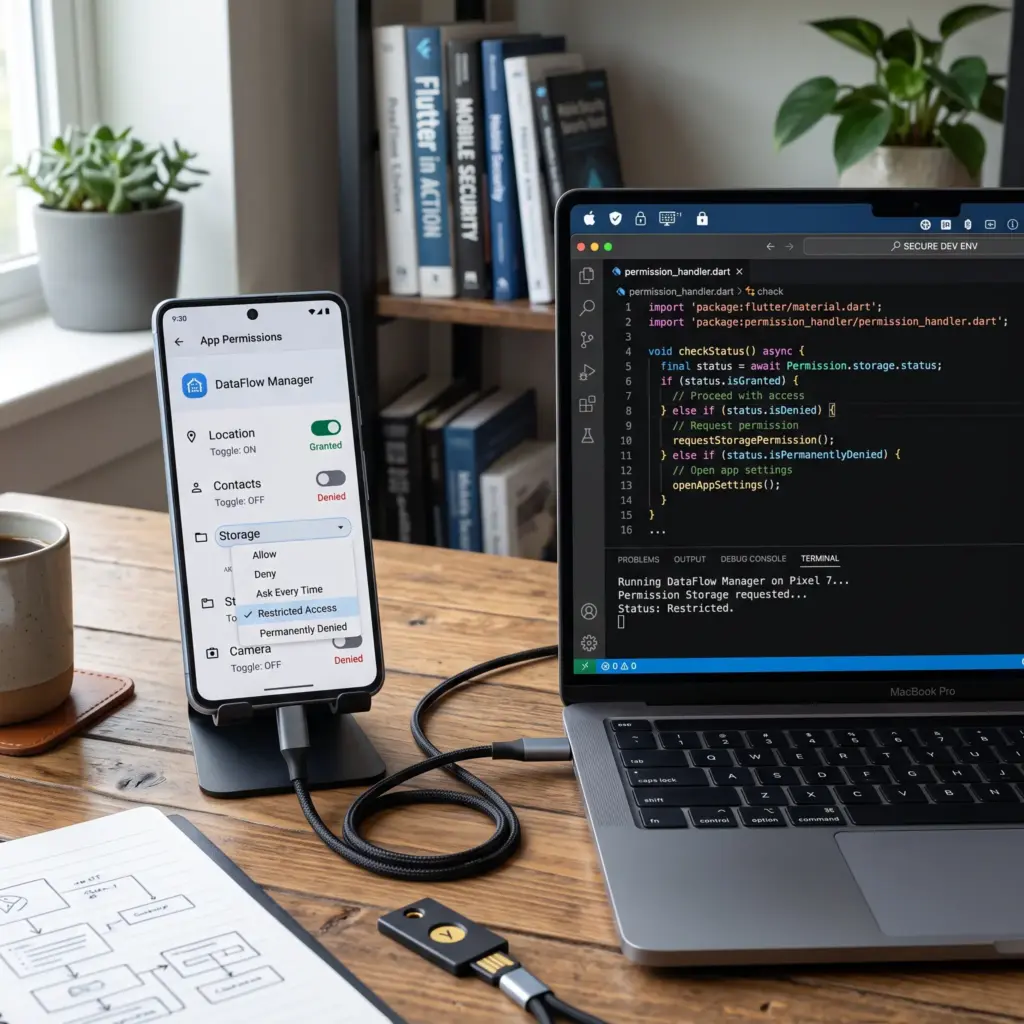 Flutter permission management