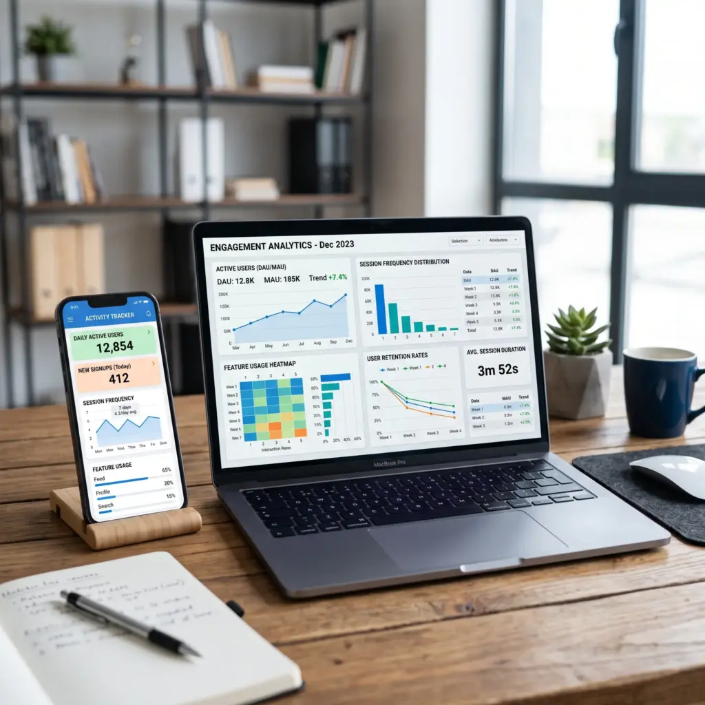 In-app user engagement