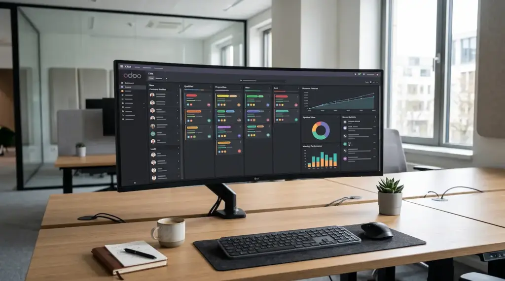 إدارة العلاقات مع العملاء عبر Odoo CRM