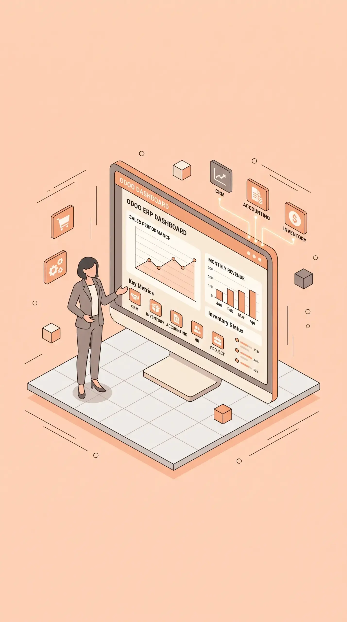 خدمات حلول وتطوير نظام أودو (Odoo ERP Services) 1