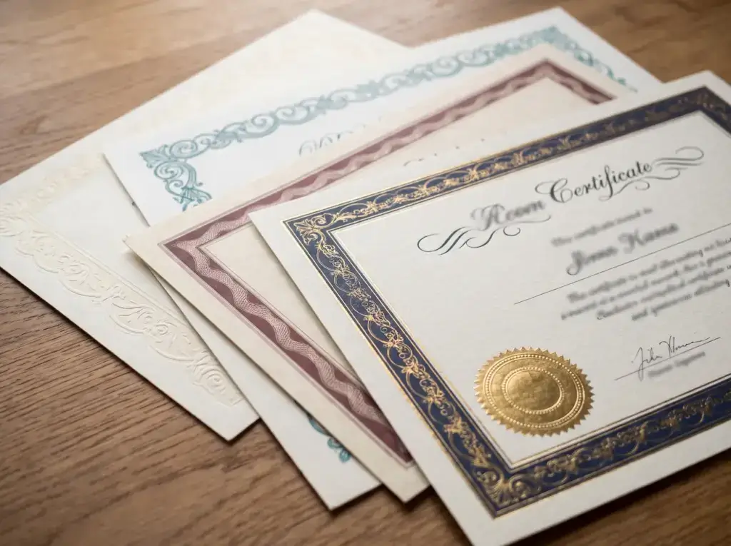 Educational Certificate Types