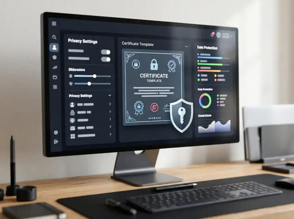 Certificate Privacy Settings
