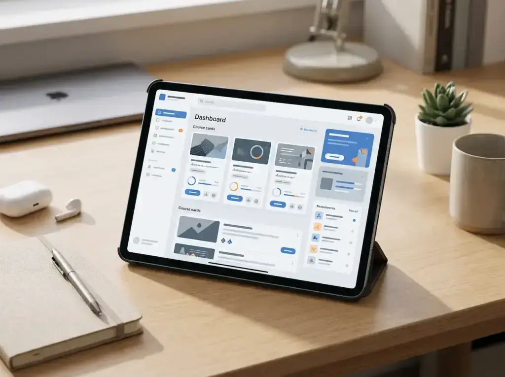 The Role of User Interface in Simplifying Online Learning